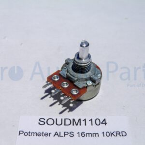 DM1104 – Potmeter 10KRD 16MM D-Shaft (S)