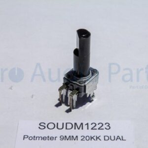 DM1223 – Potmeter 20KK 9MM D-Shaft Dual