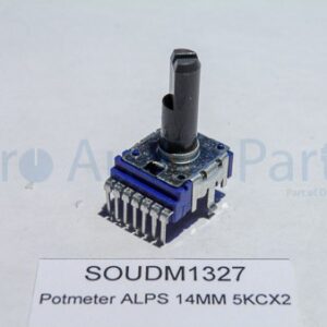 DM1327 – Potmeter 5KCx2 14MM D-Shaft