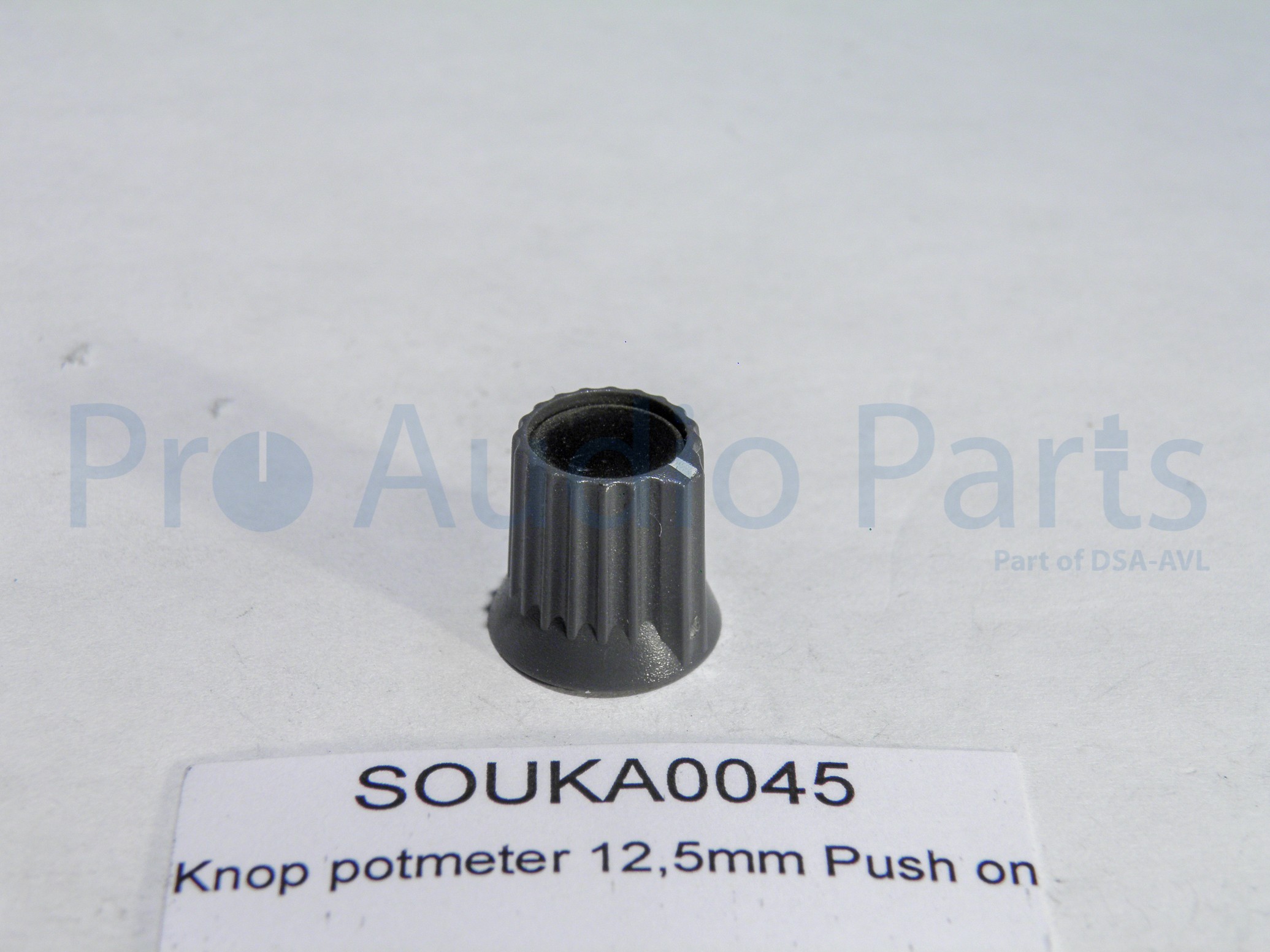 KA0045 - Potmeter knop GRY/BLK D-Shaft (S)