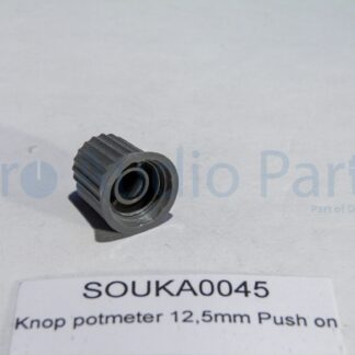 KA0045 – Potmeter knop GRY/BLK D-Shaft (S)