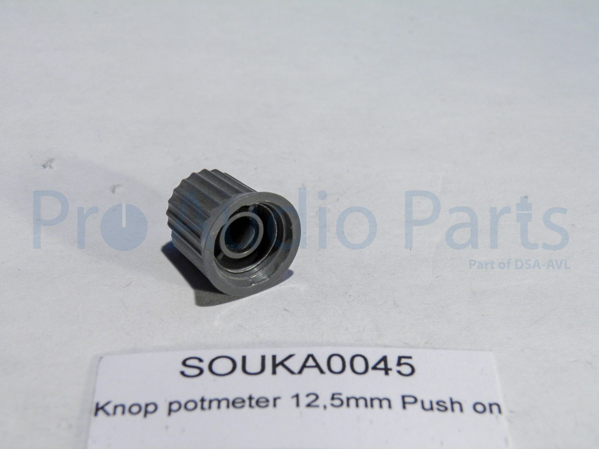 KA0045 - Potmeter knop GRY/BLK D-Shaft (S) - Image 2