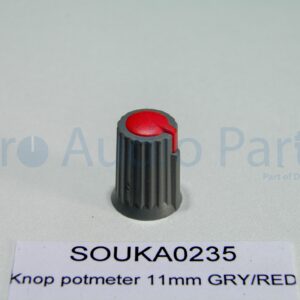 KA0235 – Potmeter knop 11MM GRY/RED D-Shaft