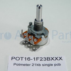 POT16-1F23BXXX – Potmeter 21KB Slotted Shaft