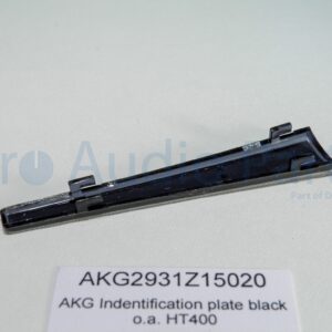 2931Z1502 – Indentification plate transparent black
