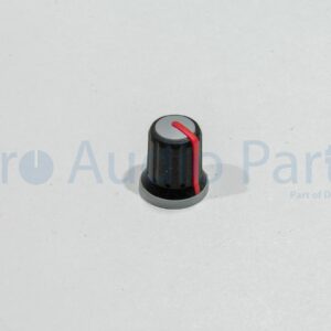 D&R10450121 – Potmeter knop BLK/RED Spline Shaft