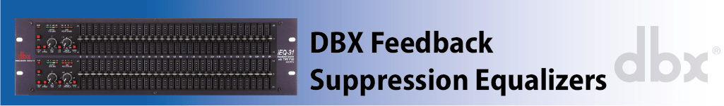 DBX Feedback Suppression Equalizers