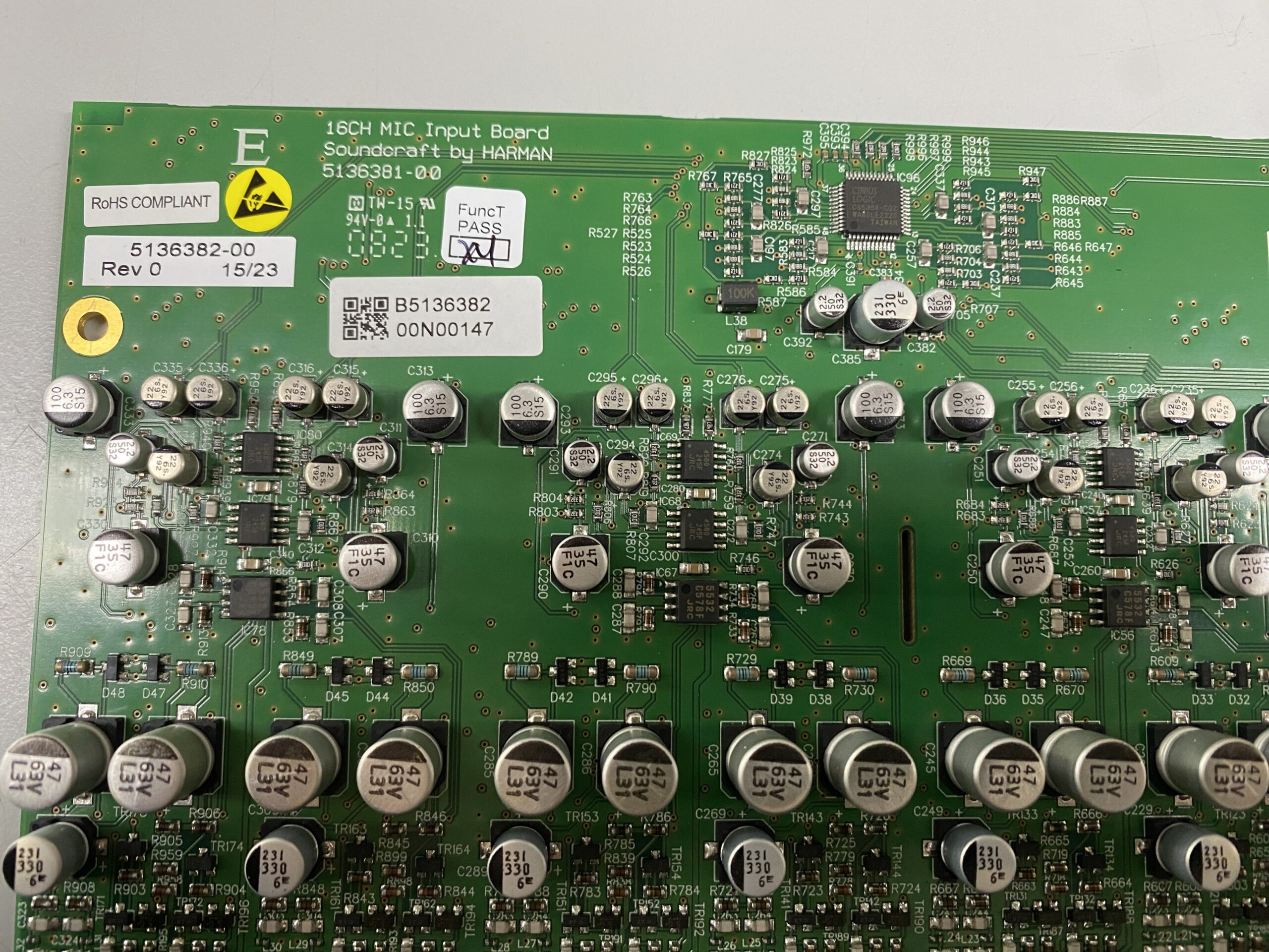 5136382-00 - 16ch Mic input assy - Image 2